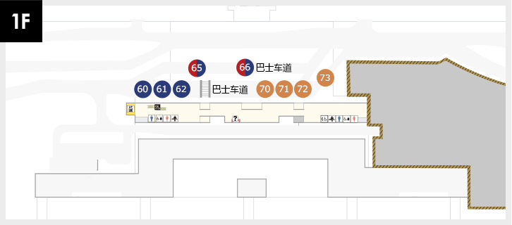 国际航线巴士站台